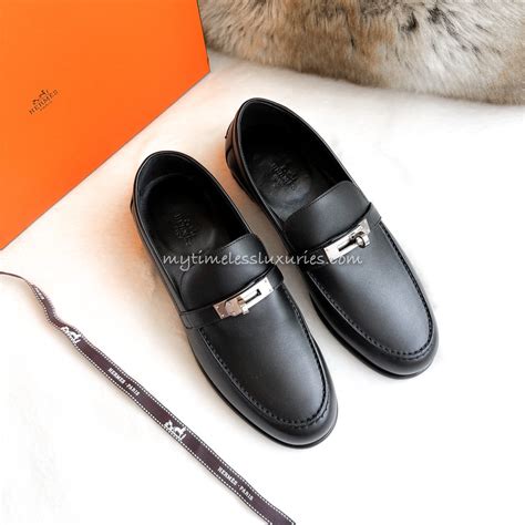 hermes destin loafers|Hermes Destin Loafer Noir Calfskin Leather .